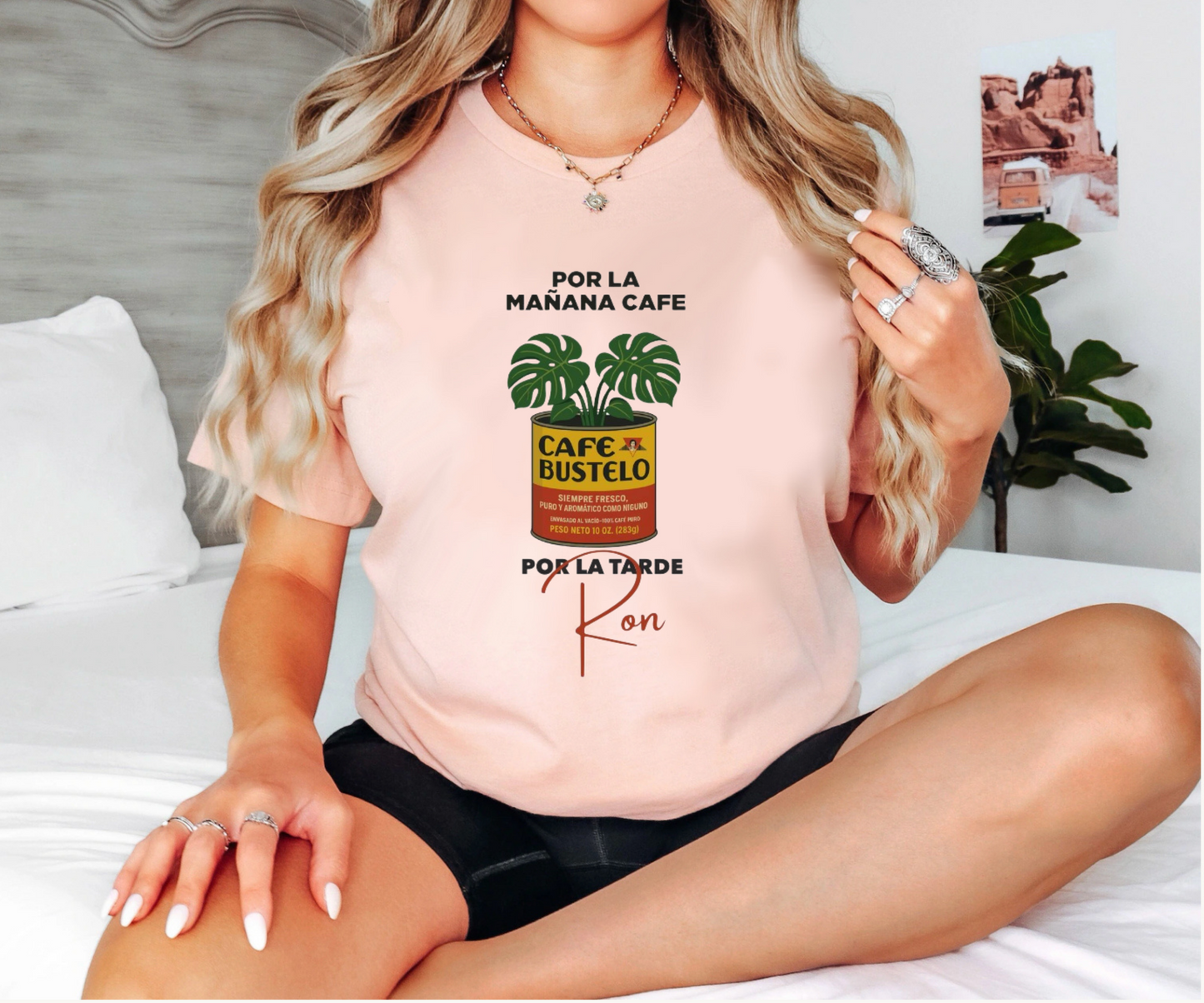 Por La Manana Cafe Coffee Lover Music Lyric Inspired Shirt