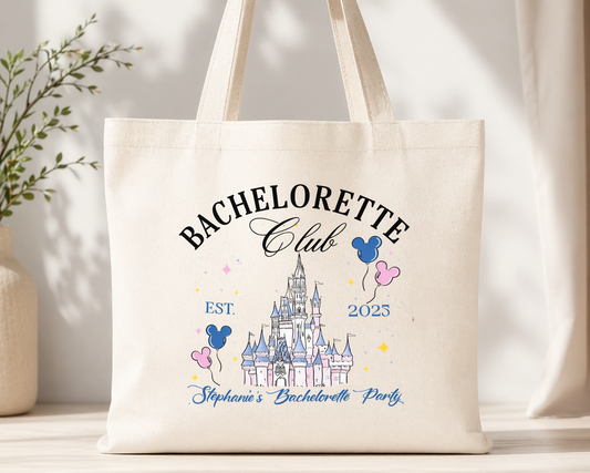 Personalized Bachelorette Club Tote Bag