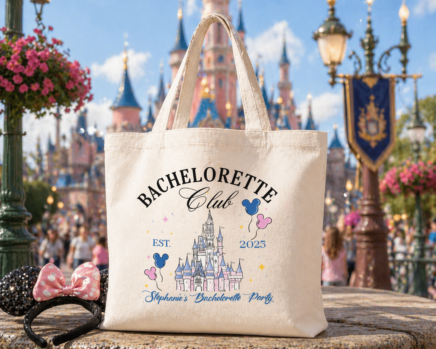 Personalized Bachelorette Club Tote Bag