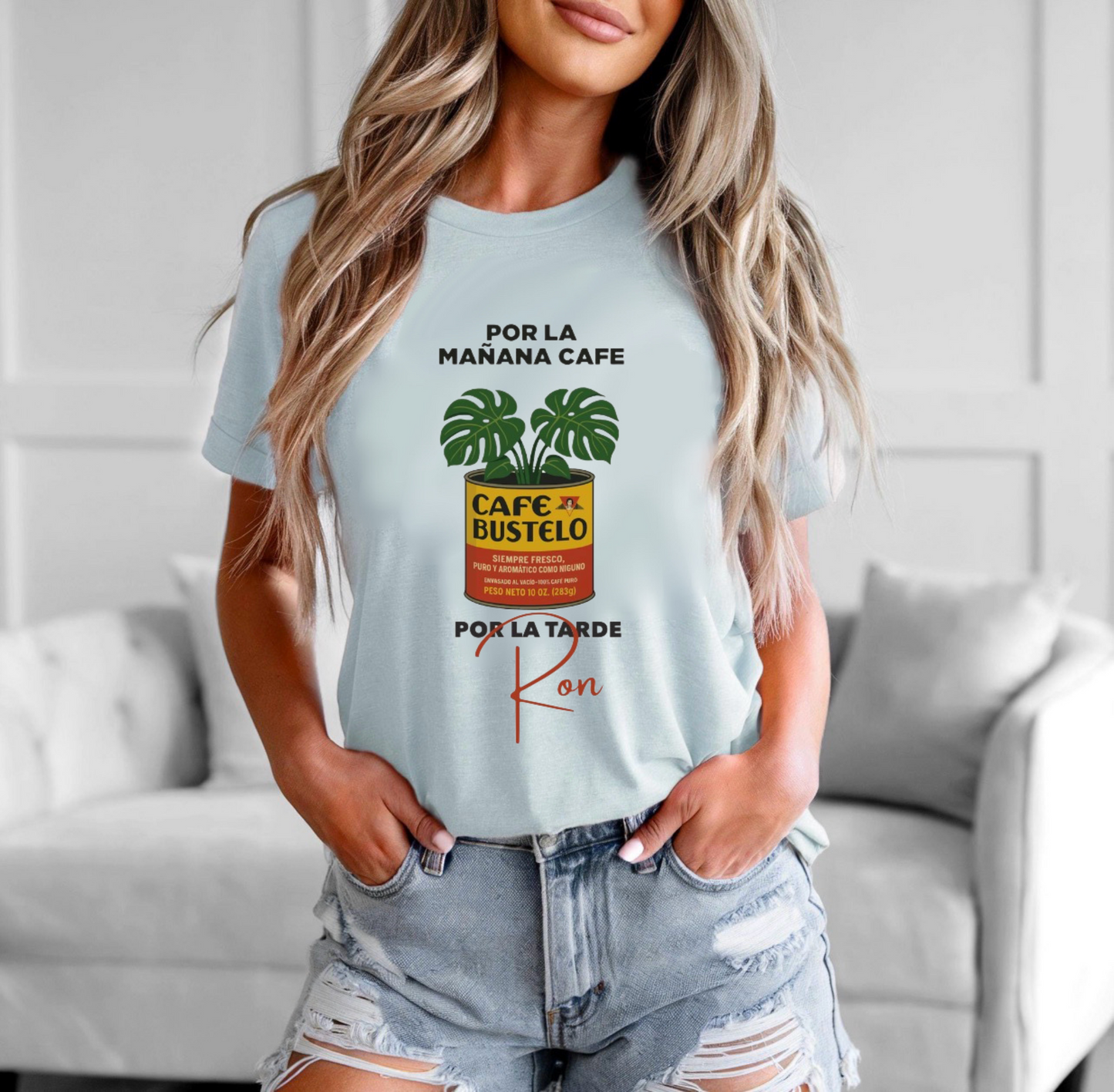 Por La Manana Cafe Coffee  Lover Music Lyric Inspired Shirt