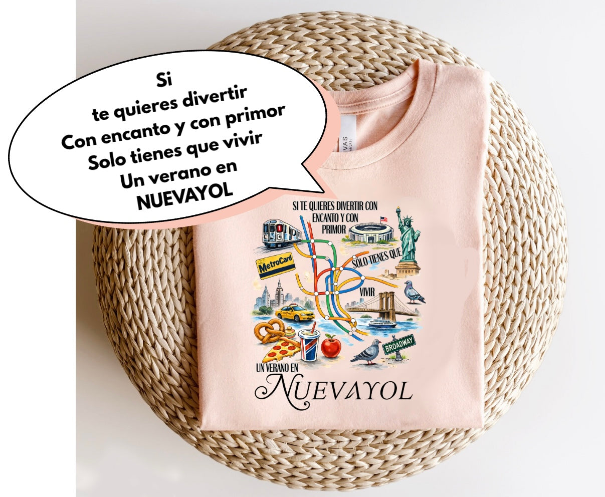 Verano En Nuevayol Lyrics Inspired T-Shirt