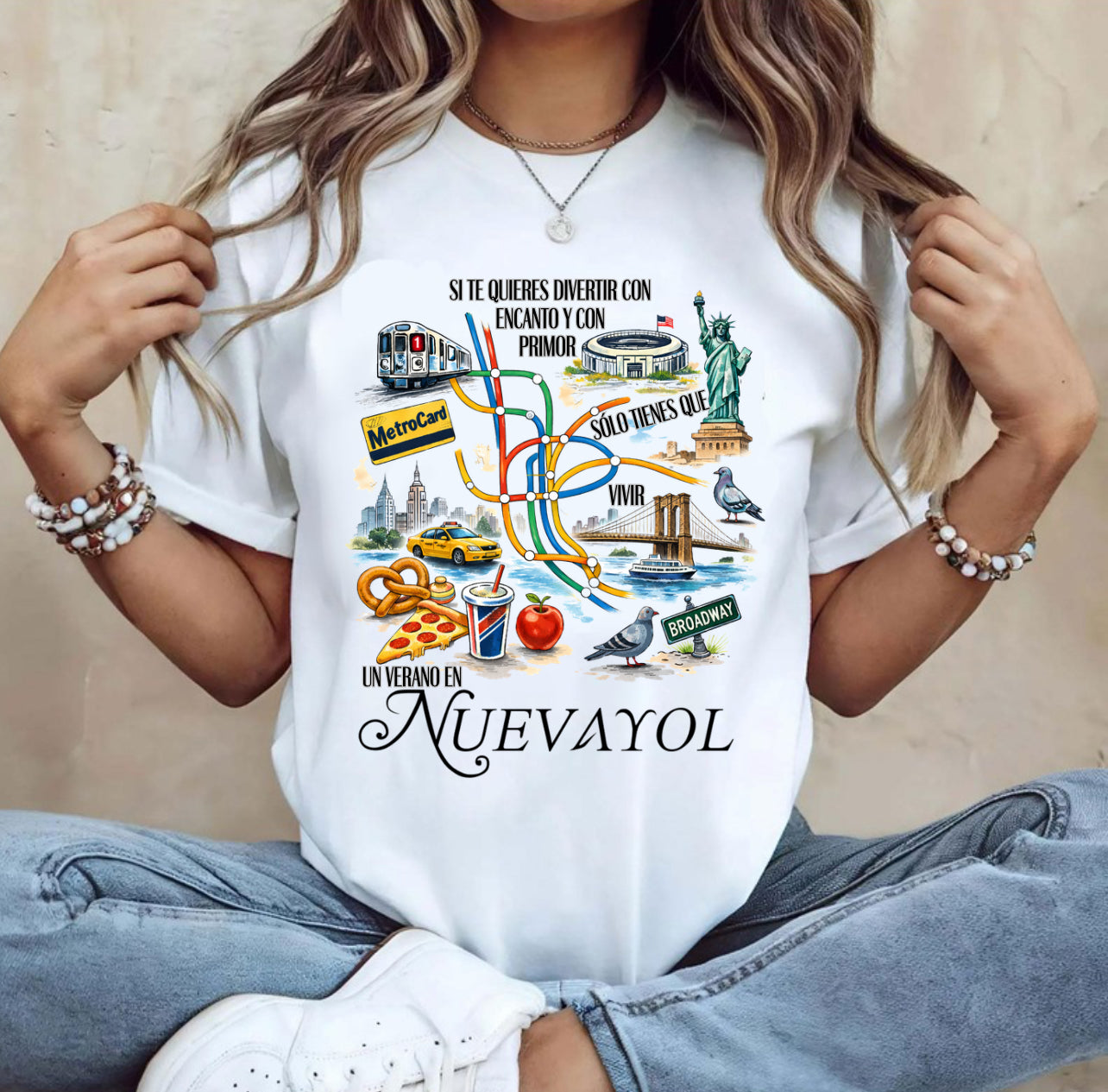 Verano En Nuevayol Lyrics Inspired T-Shirt