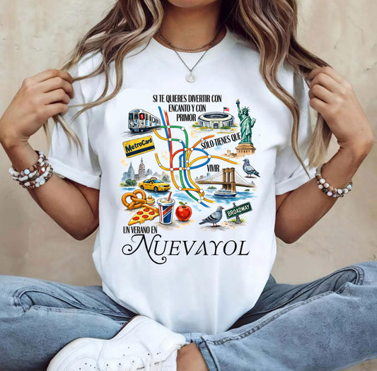 Verano En Nuevayol Lyrics Inspired T-Shirt