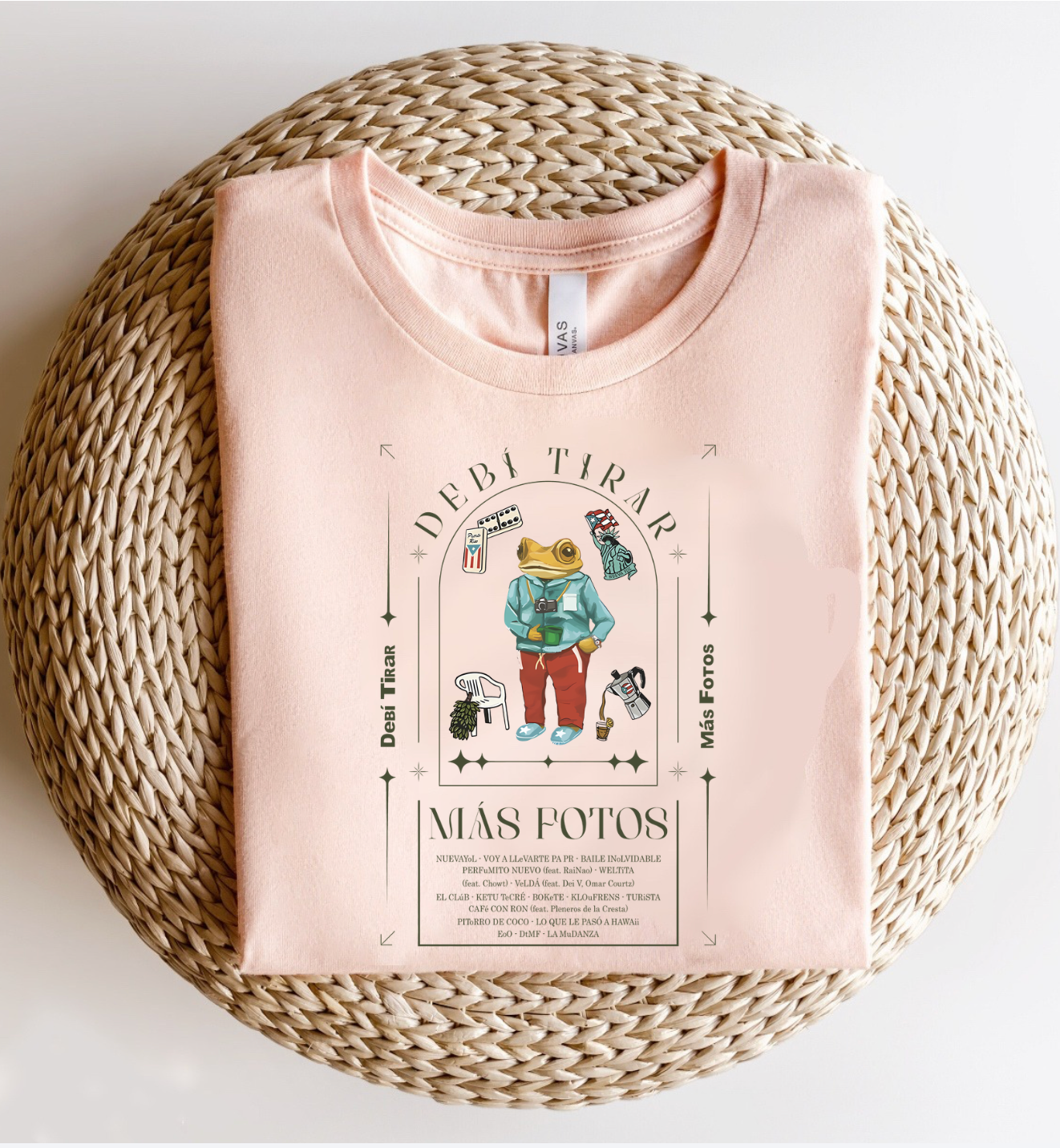 Tirar Man Fotos Coqui Album Covered Inspired Shirt